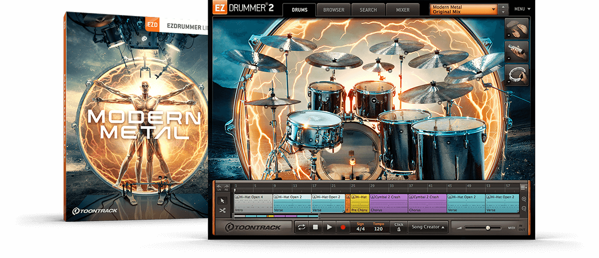 Toontrack EZX  -  Modern Metal